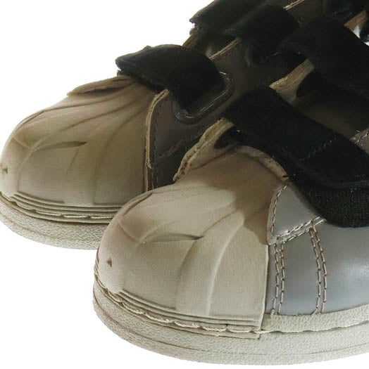 A BATHING APE(アベイシングエイプ) BAPE STA ベイプスタ ベルクロ ローカットスニーカー グレー US8.5/26.5cm