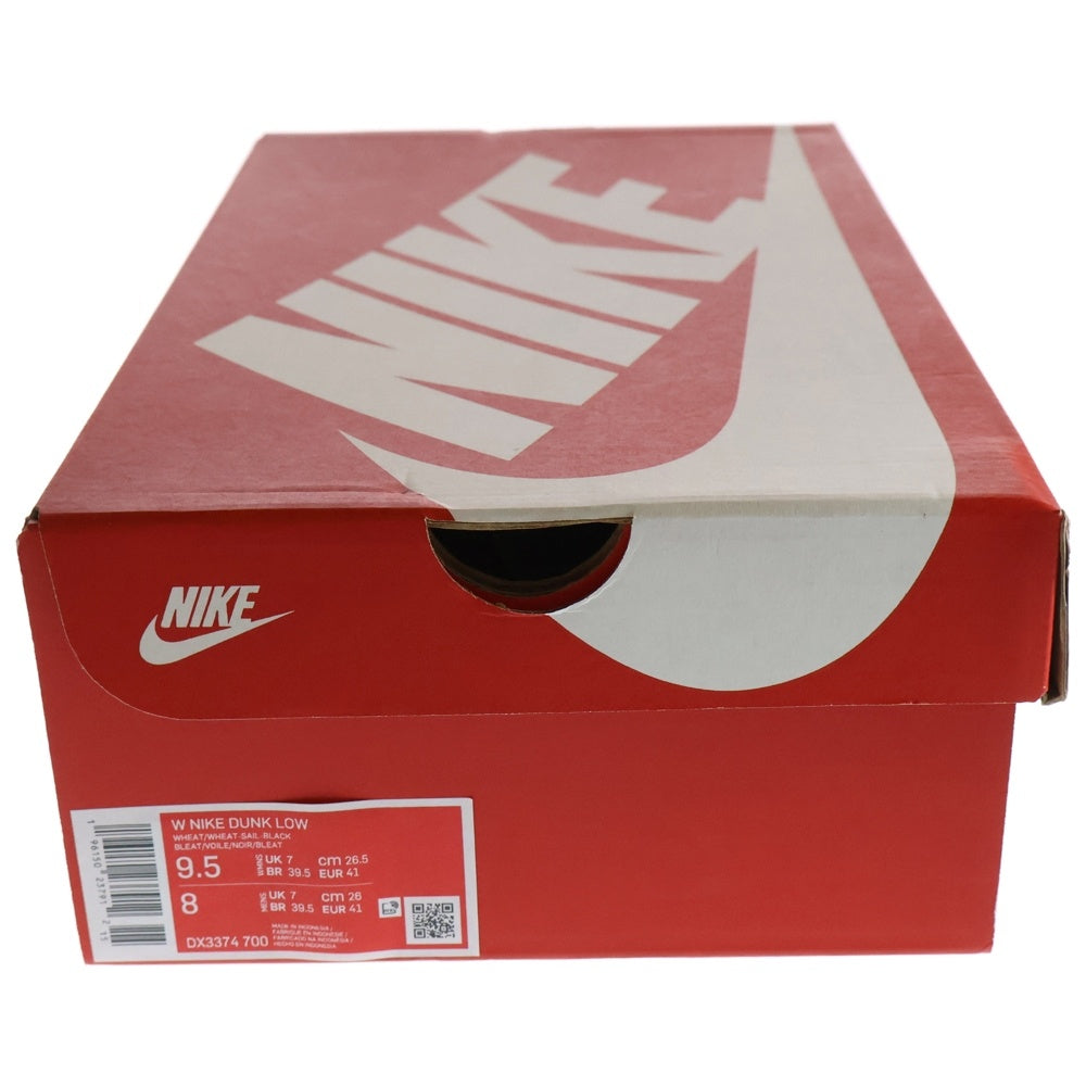 NIKE(ナイキ) WMNS DUNK LOW DX3374-700 ウィメンズ ダンク ローカットスニーカー シューズ ブラウン US9.5/26.5cm