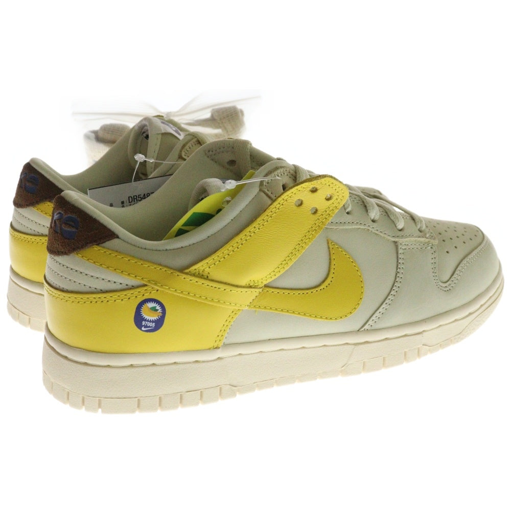 NIKE(ナイキ) WMNS DUNK LOW BANANA DR5487-100 ウィメンズ ダンク バナナ ローカットスニーカー シューズ ベージュ/イエロー US9/26cm