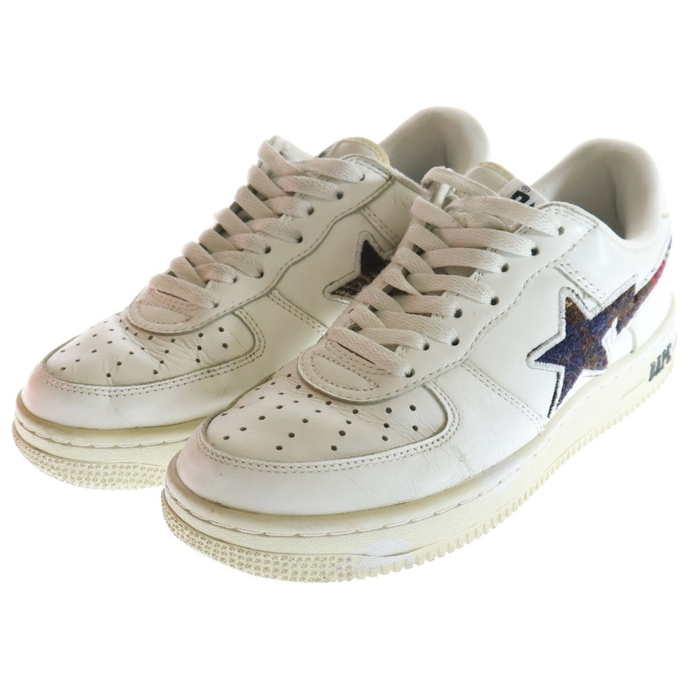 A BATHING APE(アベイシングエイプ) BAPE STA ベイプスタ ローカットスニーカー シューズ ホワイト US8/26cm