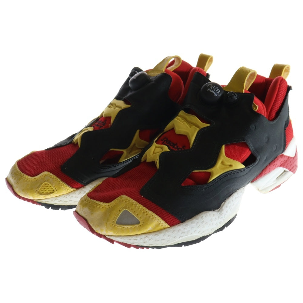 Reebok(リーボック) INSTA PUMP FURY 1-40597 インスタポンプフューリー ローカットスニーカー シューズ ブラック/レッド/イエロー US8.5/26.5cm