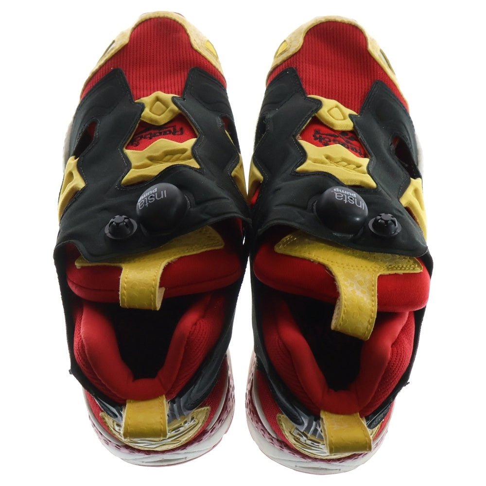 Reebok(リーボック) INSTA PUMP FURY 1-40597 インスタポンプフューリー ローカットスニーカー シューズ ブラック/レッド/イエロー US8.5/26.5cm