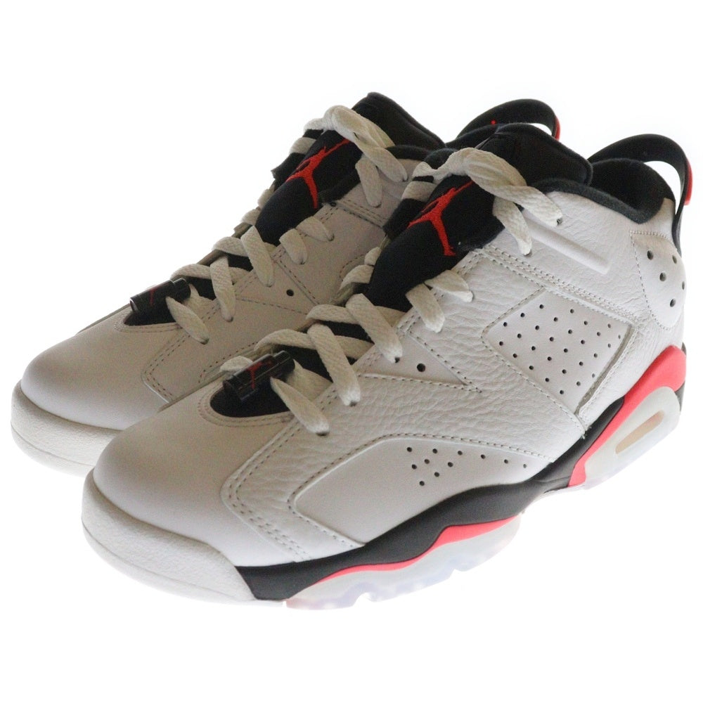 NIKE(ナイキ) 【観賞用 2015年製】AIR JORDAN 6 RETRO LOW INFRARED 23-BLACK エアジョーダン6インフラレッド ローカットスニーカー US8/26cm 304401-123