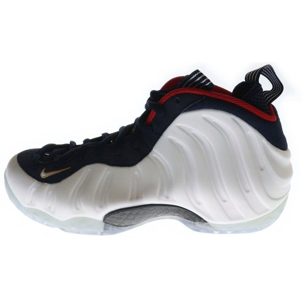 NIKE(ナイキ) AIR FOAMPOSITE 1 PRM OLYMPIC 575420-400 エアフォームポジット1 プレミアム オリンピック ハイカットスニーカー シューズ ホワイト/ネイビー US8/26cm