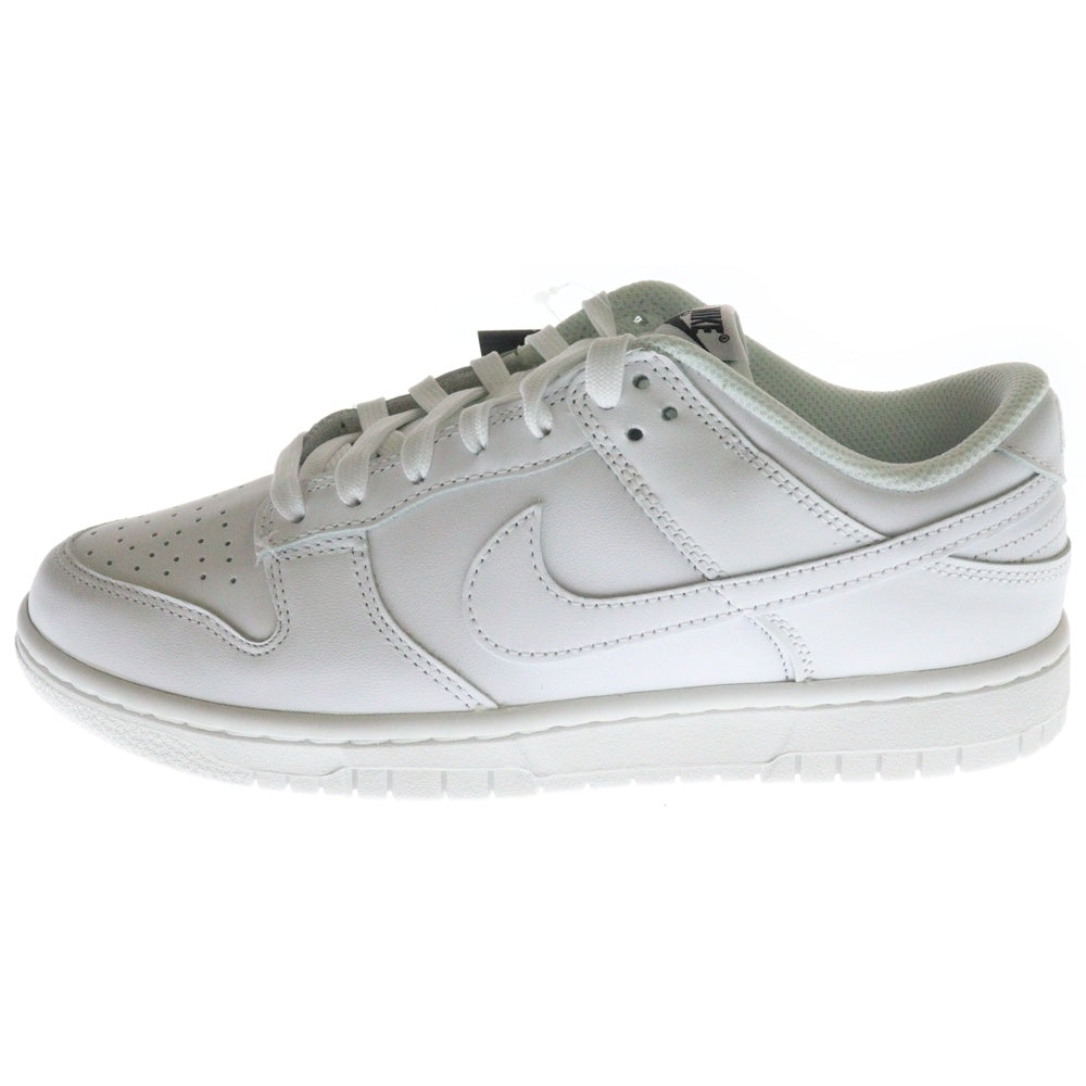 NIKE(ナイキ) WMNS DUNK LOW TRIPLE WHITE DD1503-109 ウィメンズ ダンクロー ローカットスニーカー シューズ ホワイト US9/26cm