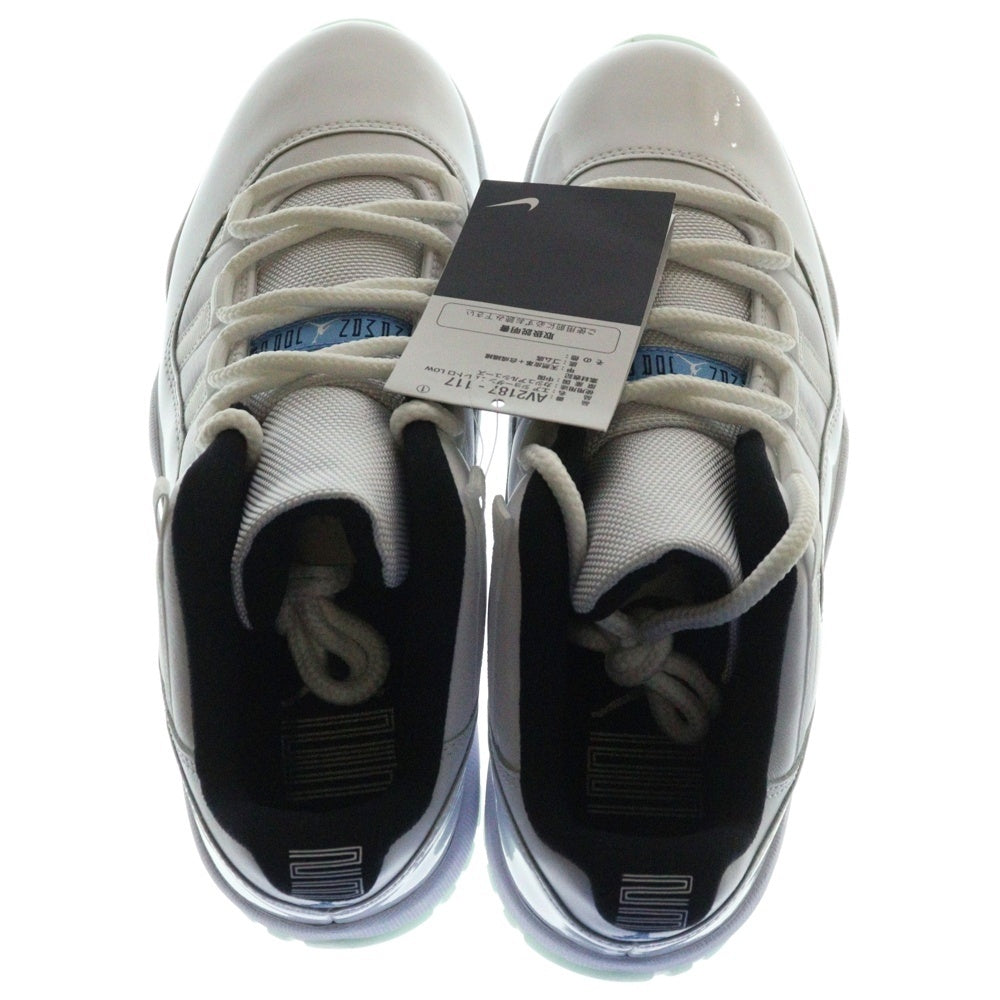 NIKE(ナイキ) AIR JORDAN 11 RETRO LOW AV2187-117 エアジョーダン11 レジェンドブルー ローカットスニーカー シューズ ホワイト US8/26cm