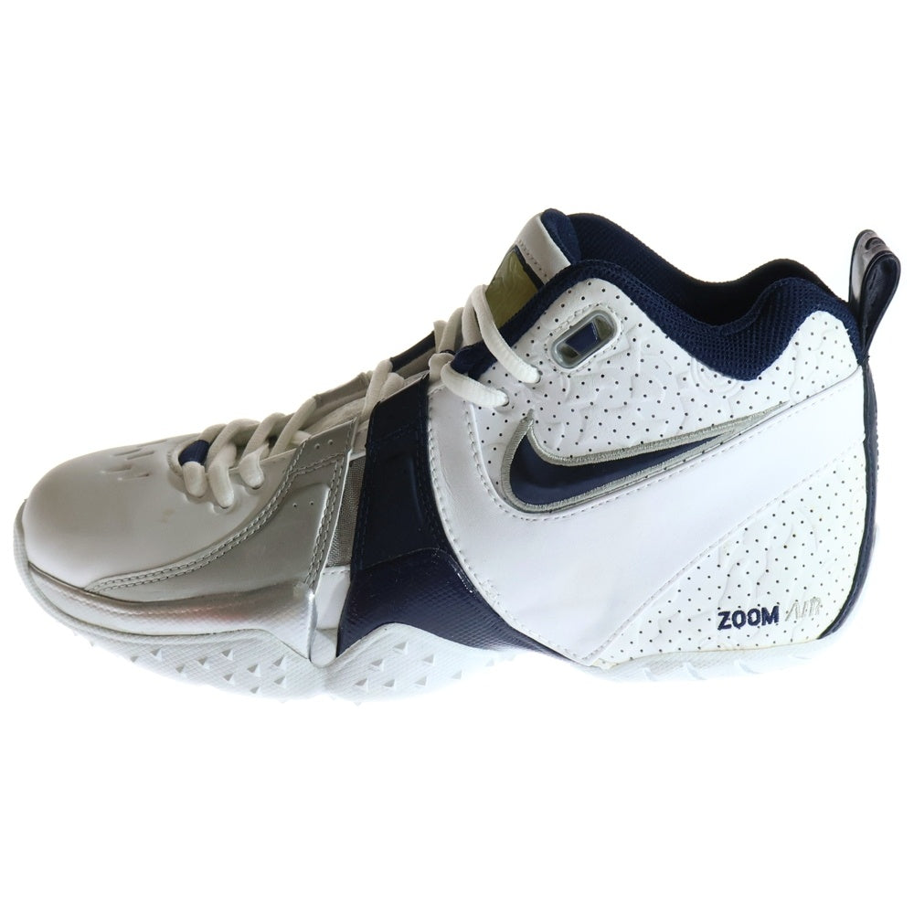 NIKE(ナイキ) AIR ZOOM BRAVE 311903-141 エアズームブレイブ ハイカットスニーカー シューズ ホワイト US8/26cm