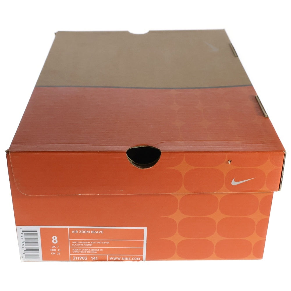 NIKE(ナイキ) AIR ZOOM BRAVE 311903-141 エアズームブレイブ ハイカットスニーカー シューズ ホワイト US8/26cm