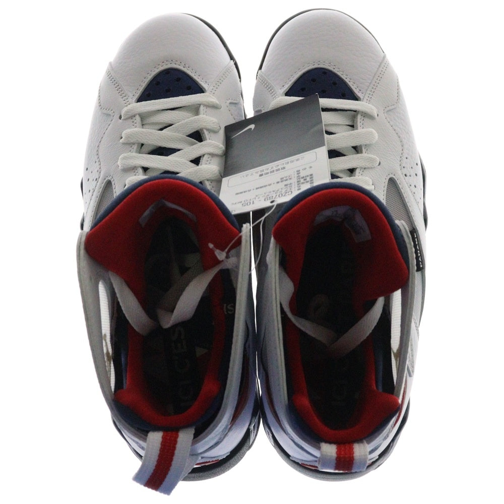 NIKE(ナイキ) ×PSG AIR JORDAN 7 RETRO CZ0789-105 パリサンジェルマン エアジョーダン7 レトロ ハイカットスニーカー シューズ ホワイト US7.5/25.5cm