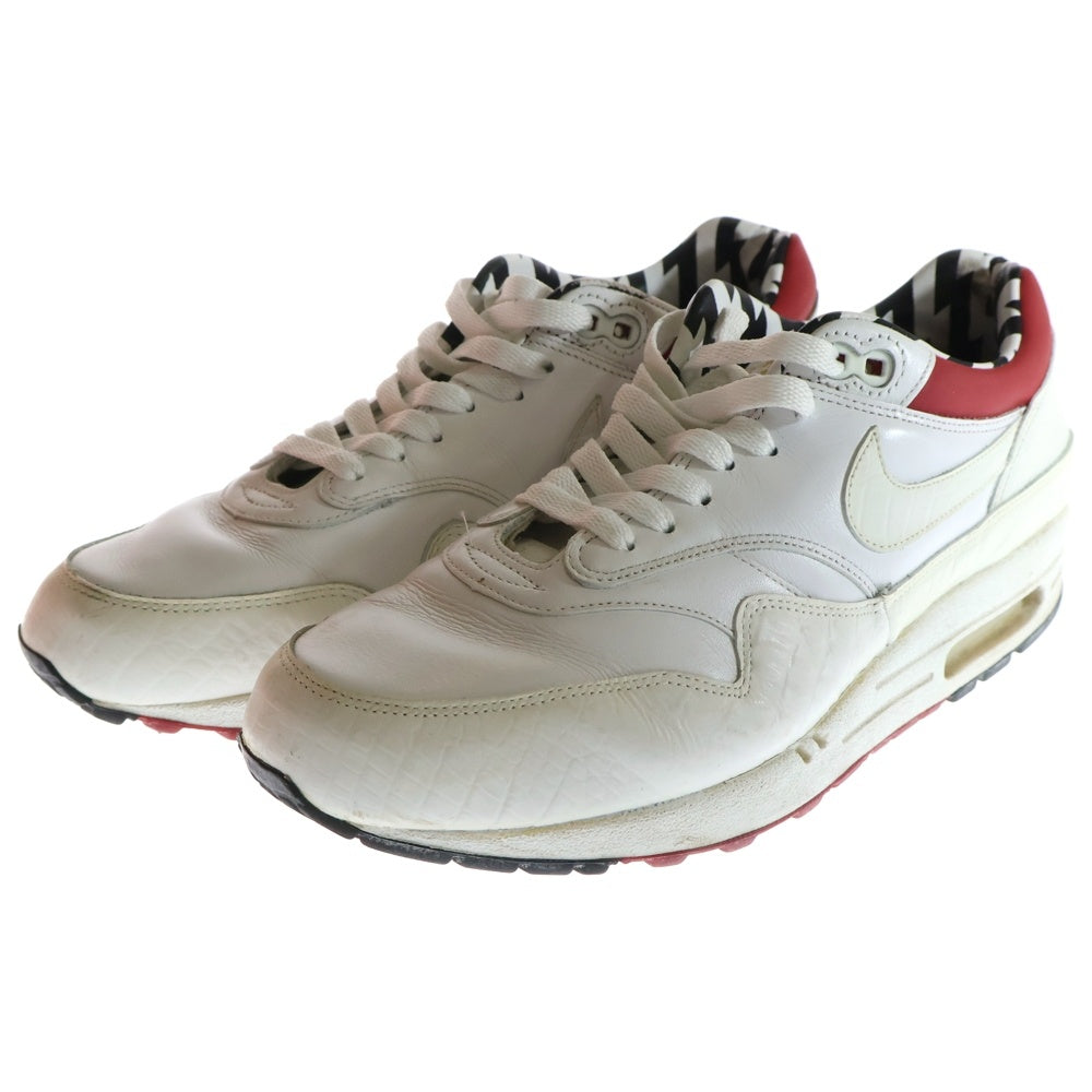 NIKE(ナイキ) AIR MAX PREMIUM SP EURO CHAMPS CROCODILE 314252-113 エアマックスプレミアム ユーロチャンプス ローカットスニーカー シューズ ホワイト US8/26cm