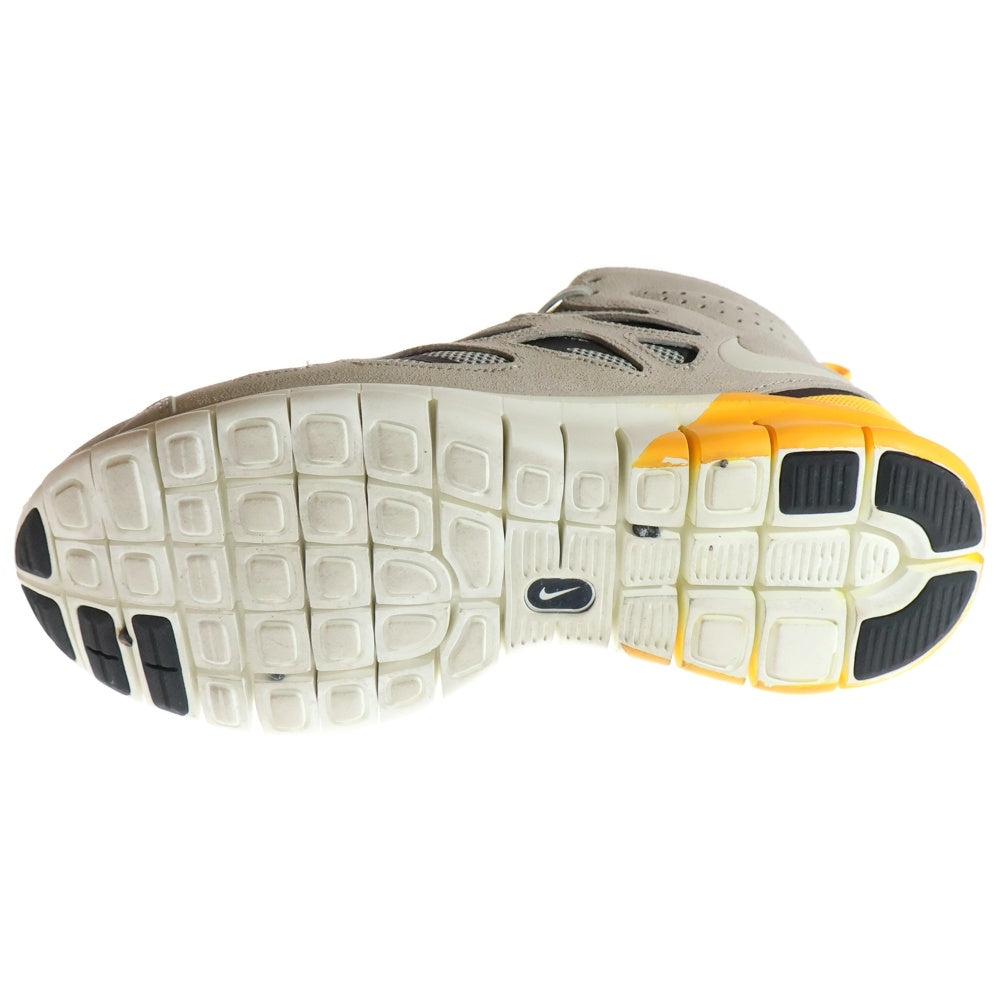 NIKE(ナイキ) FREE RUN 2 SNEAKERBOOT 616744-002 フリーラン2 スニーカーブート ハイカットスニーカー シューズ グレー/イエロー US8/26cm