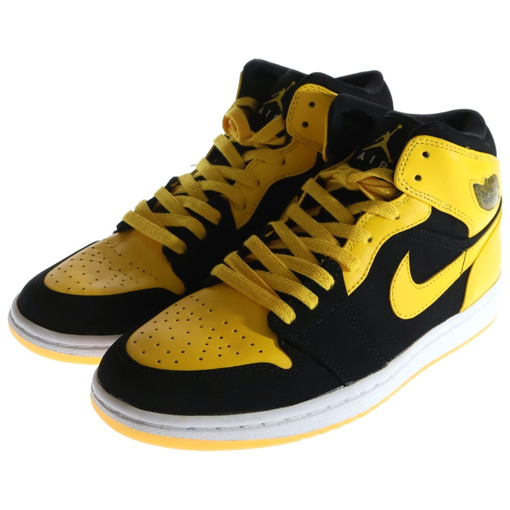 NIKE(ナイキ) AIR JORDAN 1 BMP 136085-072 エア ジョーダン1 ビギニングモーメンツ ミッドカットスニーカー イエロー/ブラック US8/26cm