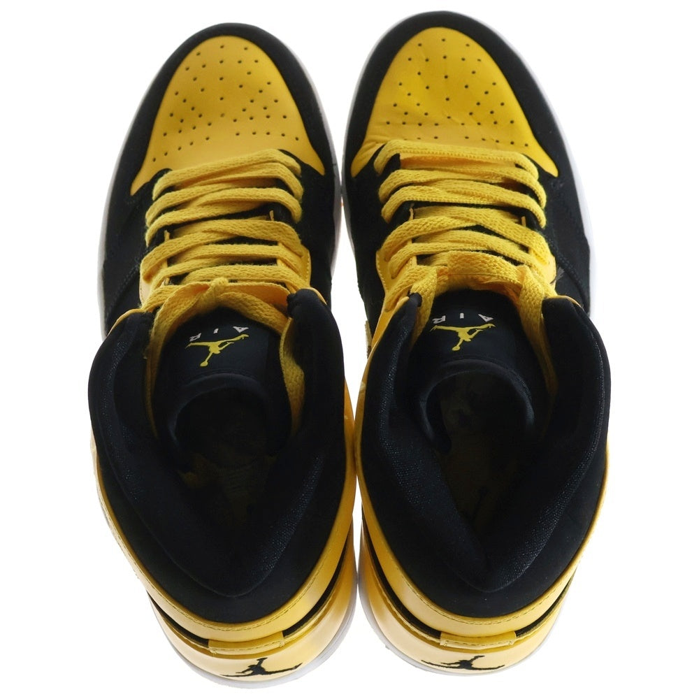 NIKE(ナイキ) AIR JORDAN 1 BMP 136085-072 エア ジョーダン1 ビギニングモーメンツ ミッドカットスニーカー イエロー/ブラック US8/26cm