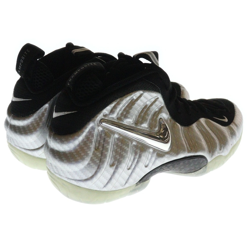 NIKE(ナイキ) AIR FOAMPOSITE PRO SILVER SURFER 616750‐004 エアフォームポジット プロ シルバー サーファー ハイカットスニーカー シューズ シルバー/ブラック US8/26cm