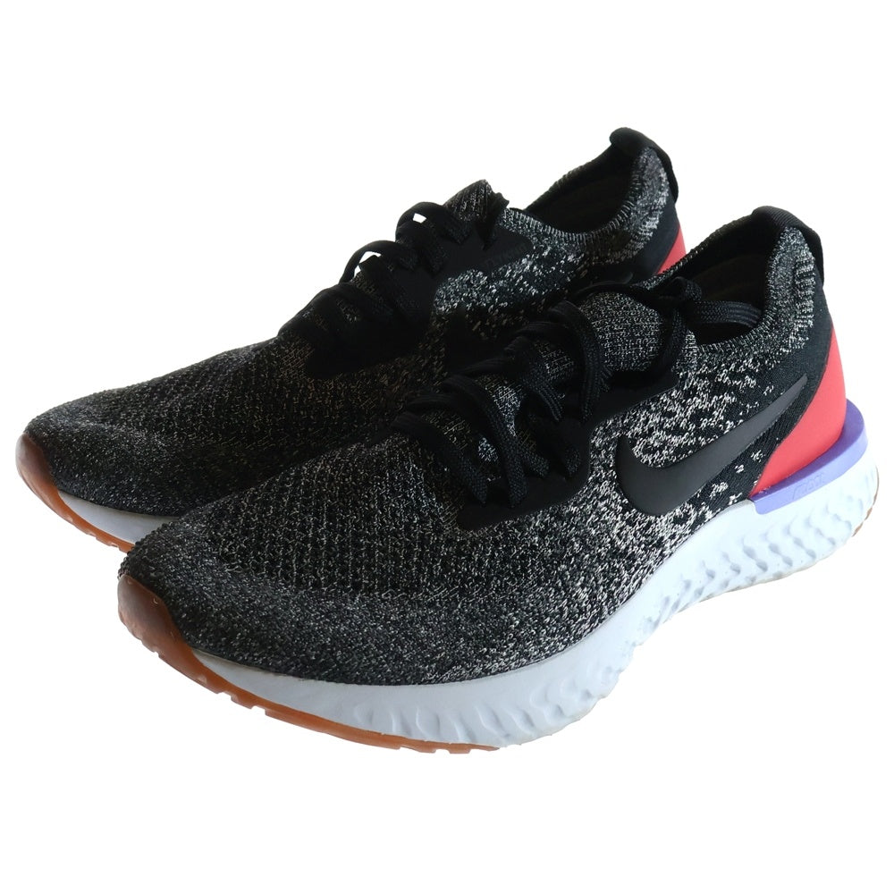 NIKE(ナイキ) EPIC REACT FLYKNIT エピック リアクト フライニット ローカットスニーカー シューズ グレー US8/26cm AQ0067-006