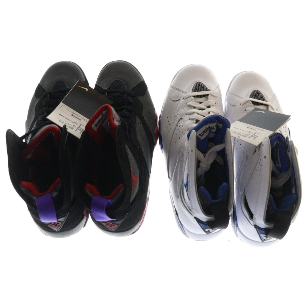 NIKE(ナイキ) 【観賞用 2009年製】 AIR JORDAN 7 DMP DEFINING MOMENTS PACK 371496-991 エアジョーダン7 ディフェンディングモーメンツパック ハイカットスニーカー 二足セット US8/26cm