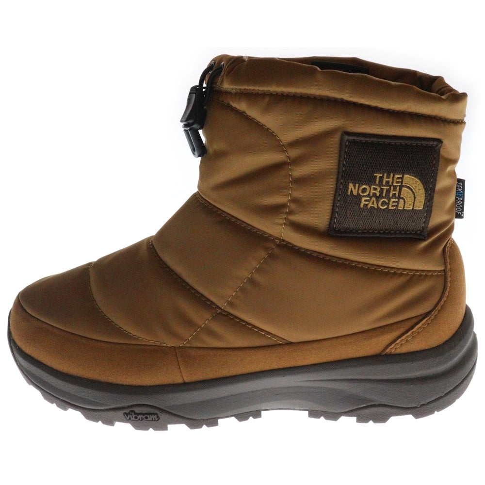 THE NORTH FACE(ザノースフェイス) Nuptse Bootie WP Logo Short NF52280 ヌプシブーティ 中綿入りウィンターブーツ ブラウン US7/25cm