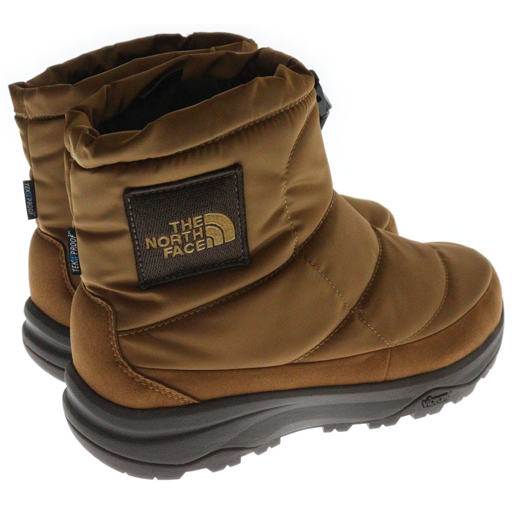 THE NORTH FACE(ザノースフェイス) Nuptse Bootie WP Logo Short NF52280 ヌプシブーティ 中綿入りウィンターブーツ ブラウン US7/25cm