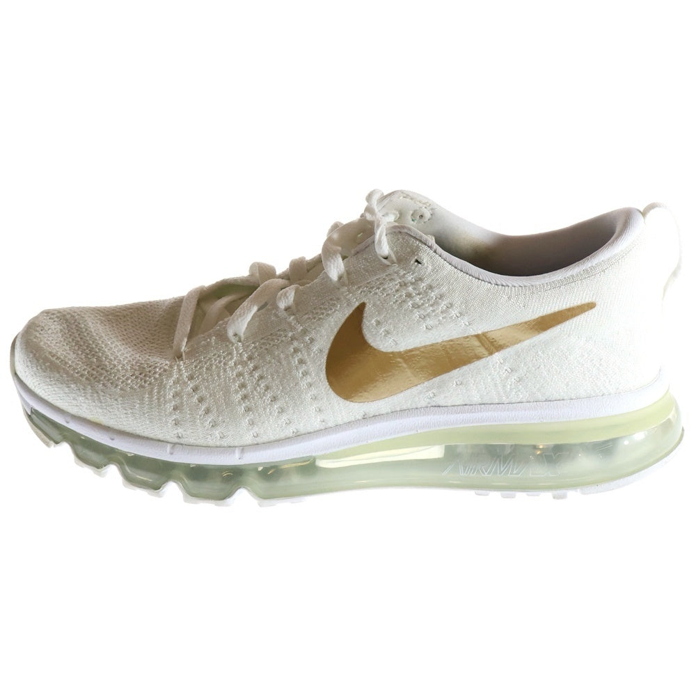 NIKE(ナイキ) AIR MAX FLYKNIT 845615-991 アイディー エアマックス フライニット ローカットスニーカー シューズ ホワイト US8/26cm