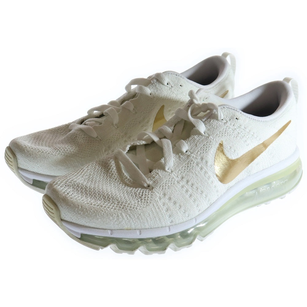NIKE(ナイキ) AIR MAX FLYKNIT 845615-991 アイディー エアマックス フライニット ローカットスニーカー シューズ ホワイト US8/26cm
