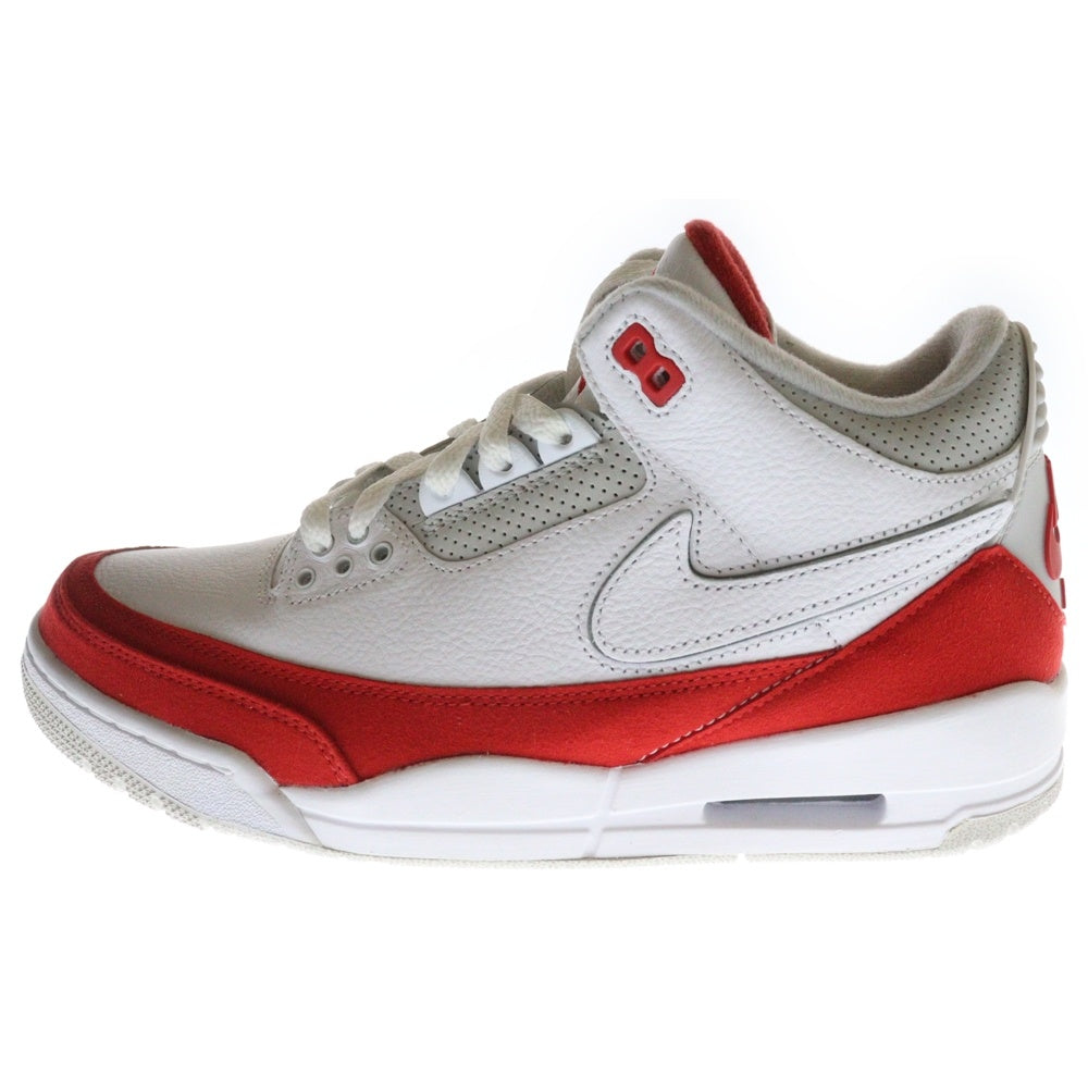 NIKE(ナイキ) AIR JORDAN 3 RETRO TINKER CJ0939-100 エアジョーダン3 レトロ ティンカー ハイカットスニーカー シューズ レッド/ホワイト US8/26cm