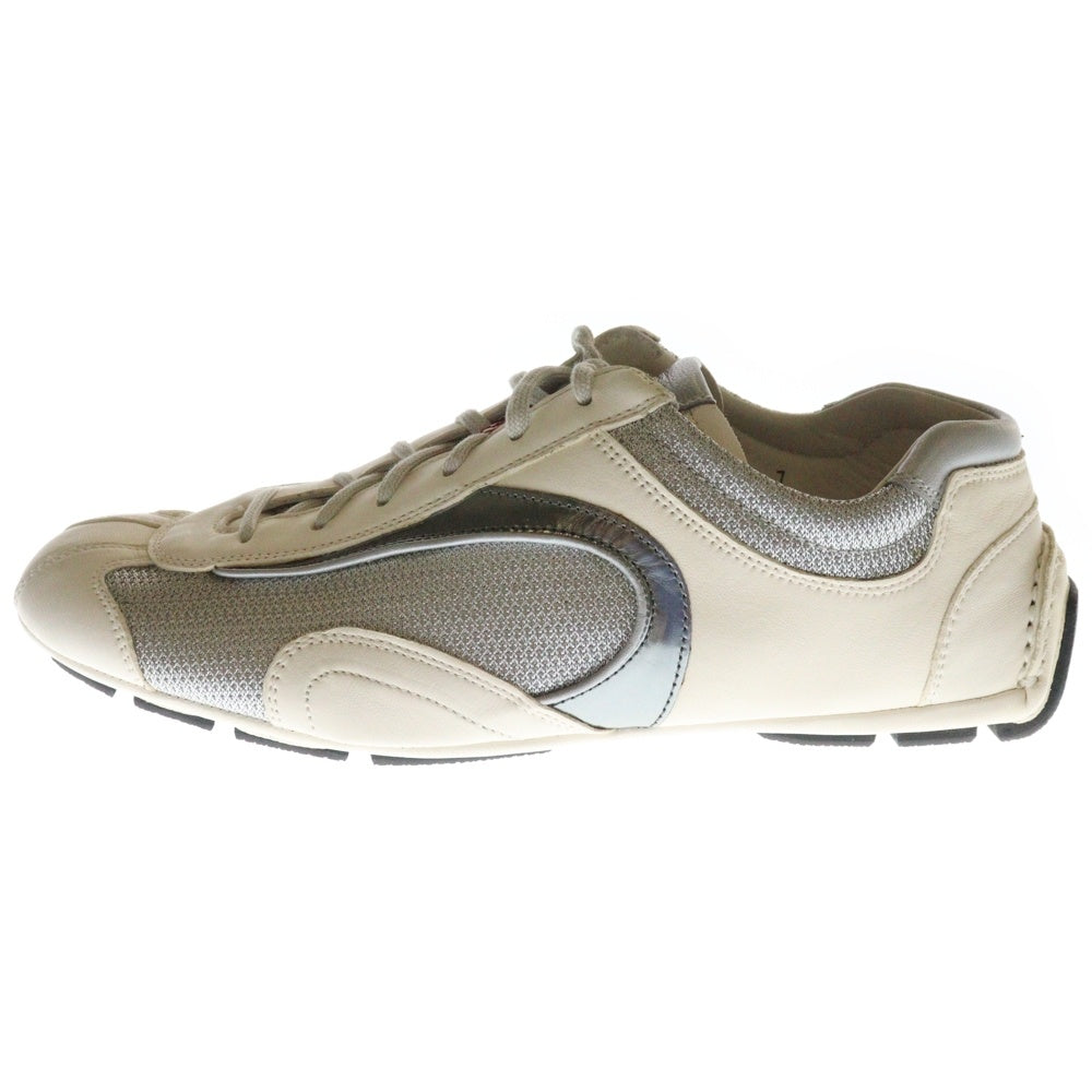 PRADA SPORT(プラダ スポーツ) CALZATURE UOMO 4E1165 ドライビングシューズ ローカットスニーカー シューズ ホワイト