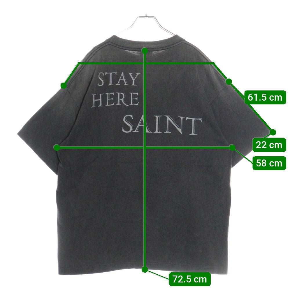 SAINT MICHAEL(セントマイケル) 25SS STAR WARS ANAKIN SW SS TEE スターウォーズ アナキンプリント半袖カットソー 半袖Tシャツ ブラック SM-HR8-0000-C63