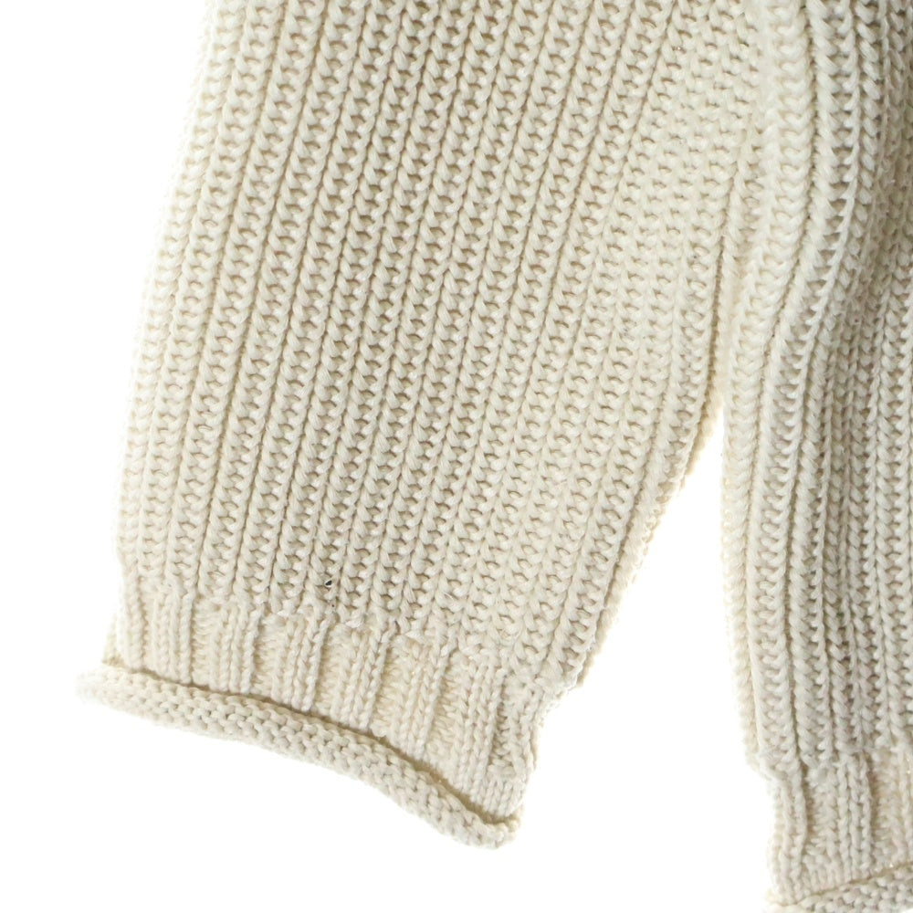 MARTINE ROSE(マーティンローズ) LOGO PRINT SWEATER ビリヤードボールデザインセーター ニット アイボリー S1OMR921W