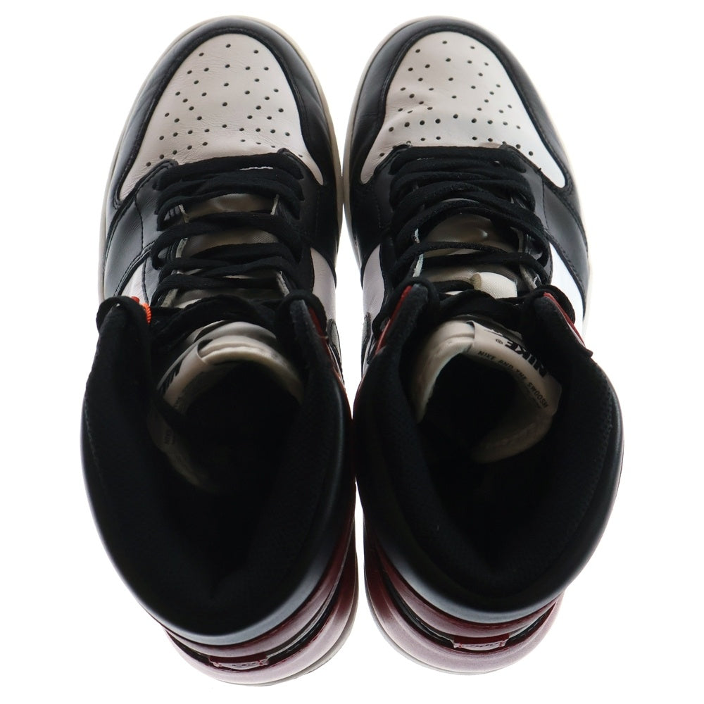 NIKE(ナイキ) AIR JORDAN1 RETRO HIGH OG BLACK TOE 555088-125 エアジョーダン1 ハイカットスニーカー つま黒 ブラック/レッド US9.5/27.5cm