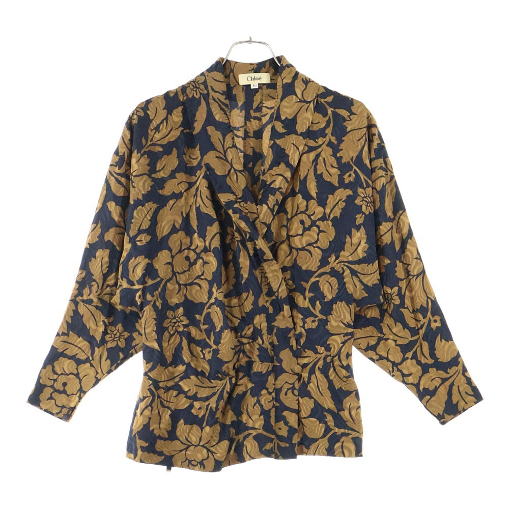 Chloe(クロエ) セットアップ 総柄長袖シャツ シルク マルチカラー
