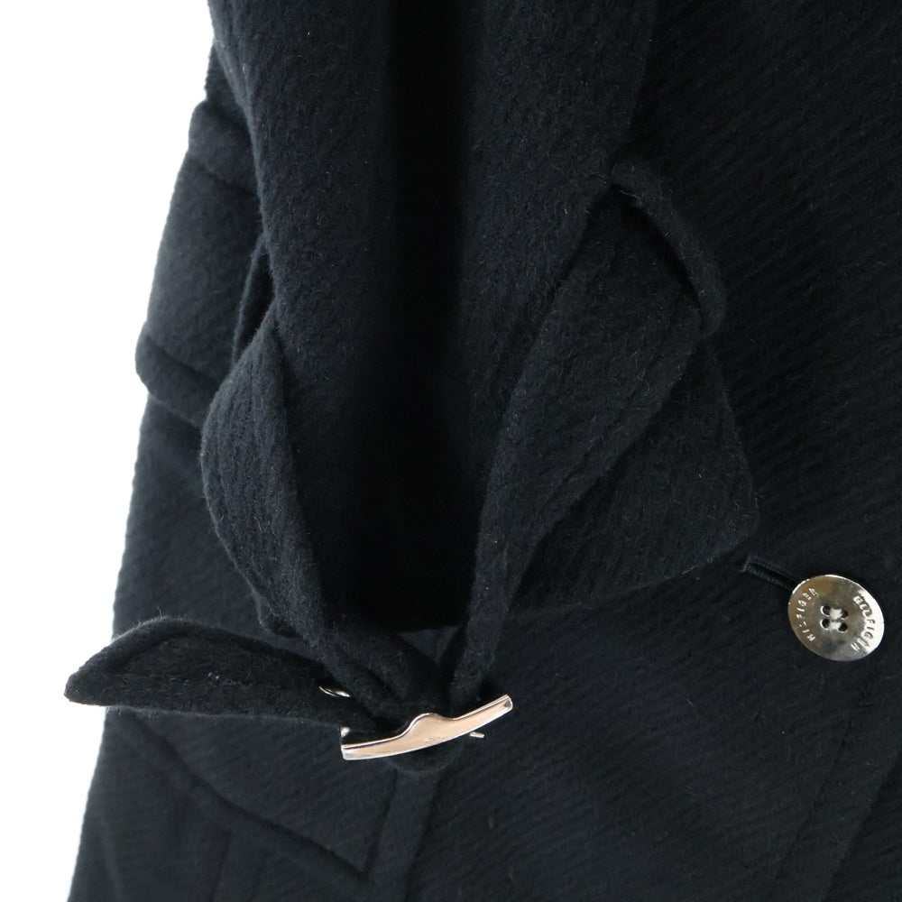 TOMMY HILFIGER(トミーヒルフィガー) SOUTIEN COLLAR COAT アンゴラ混ステンカラーコート ブラック 124-411202-240