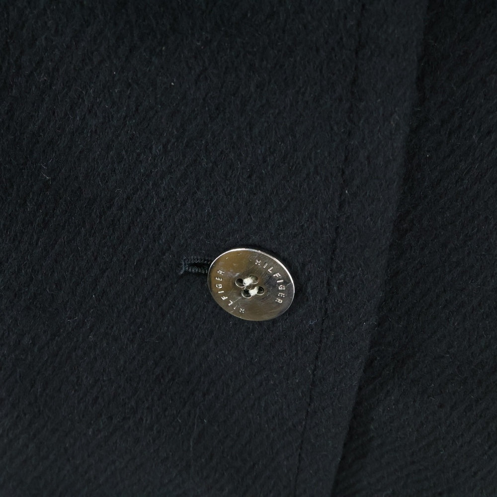 TOMMY HILFIGER(トミーヒルフィガー) SOUTIEN COLLAR COAT アンゴラ混ステンカラーコート ブラック 124-411202-240