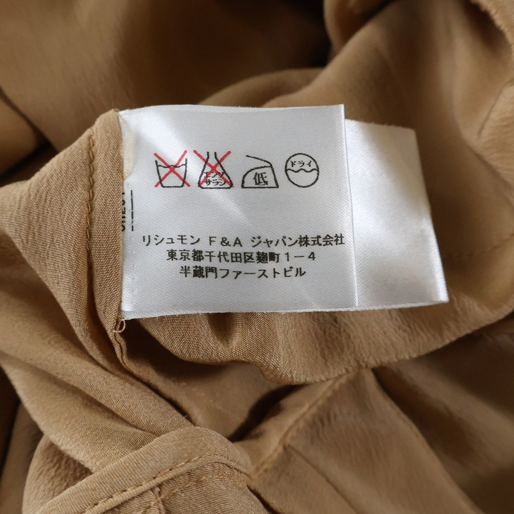 Chloe(クロエ) シルクロングノースリーブワンピース ベージュ 12SRO24-12S004