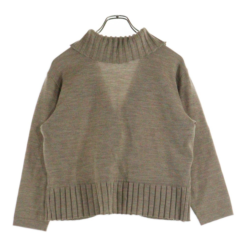 Chloe(クロエ) 1Bフリルニットジャケット ベージュ D-OS 6021
