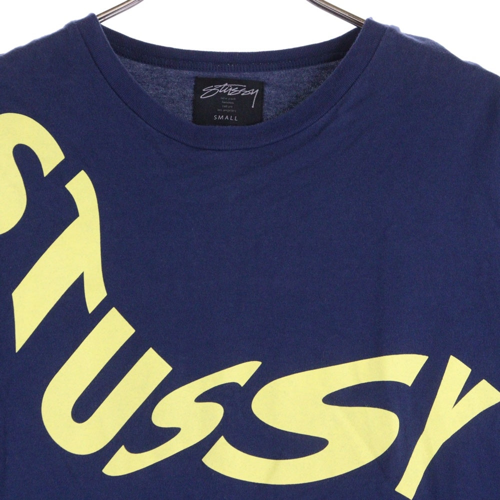 Stussy ネイビー ロゴ刺繍 ベスト M Stussy ネイビー ロゴ刺繍 ベスト M