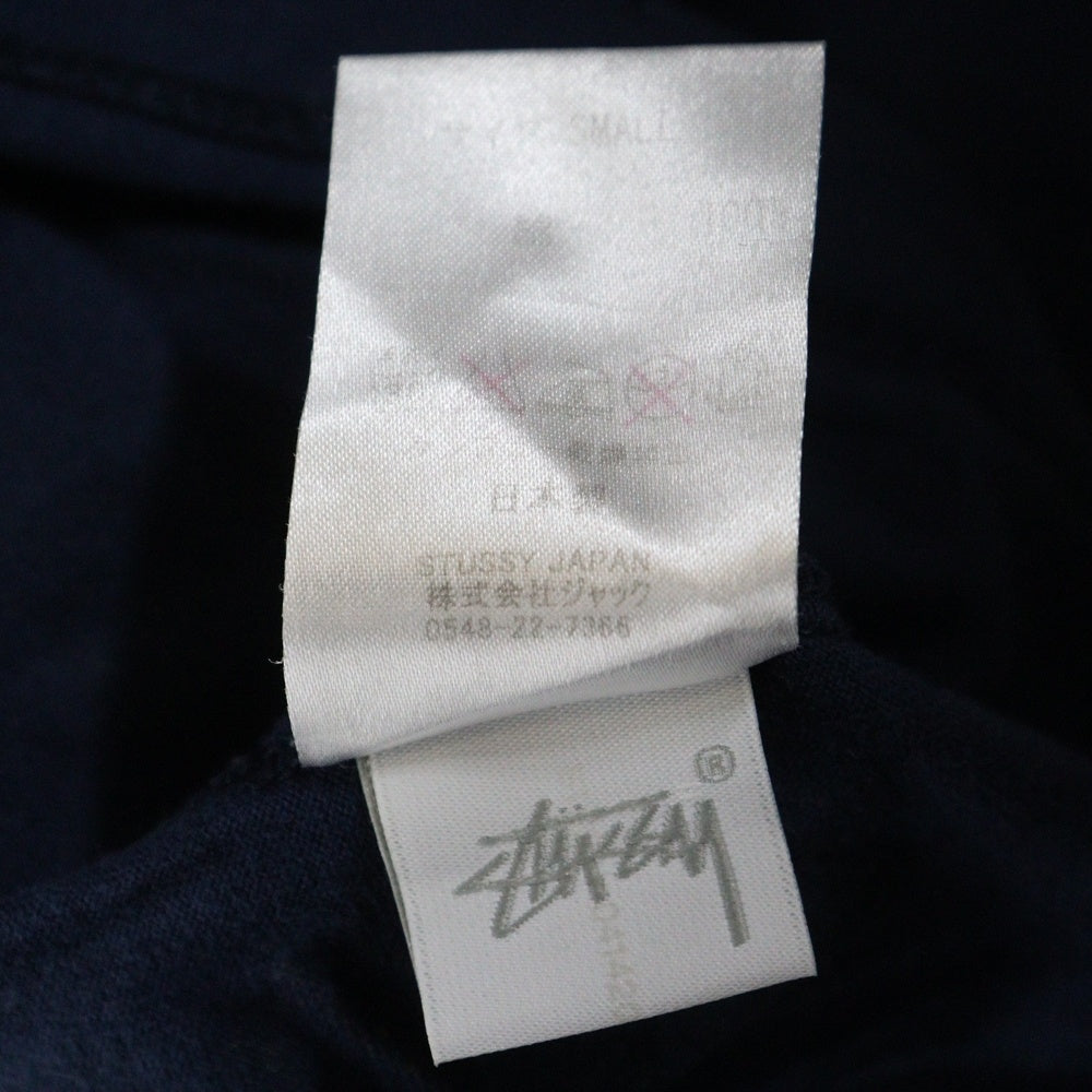660【希少XLサイズ】ステューシー☆刺繍ワンポイントロゴナイロンジャケット美品 STUSSY ナイロンジャケット Lサイズ ステューシー 短丈 ボックス