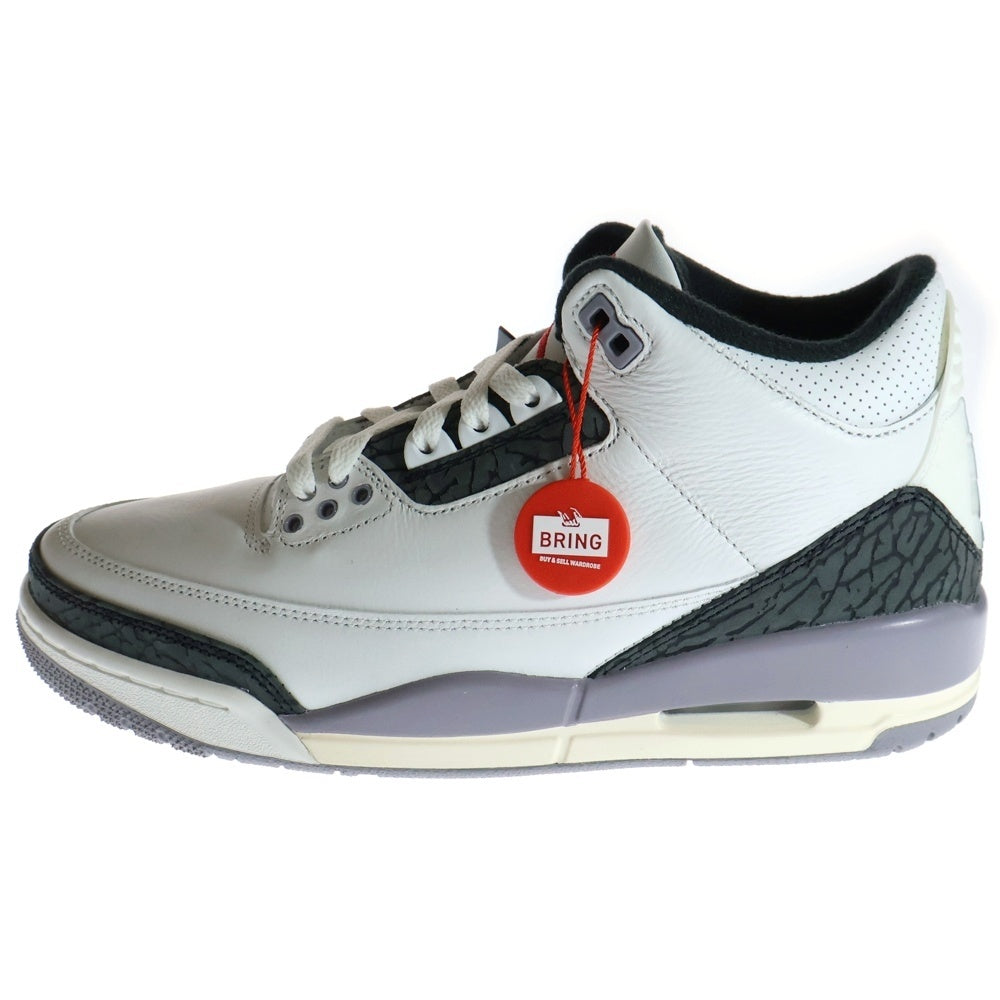 NIKE(ナイキ) Air Jordan 3 Retro Cement Grey CT8532-106 エアジョーダン3 レトロ セメントグレー ハイカットスニーカー ホワイト/グレー US8.5/26.5cm