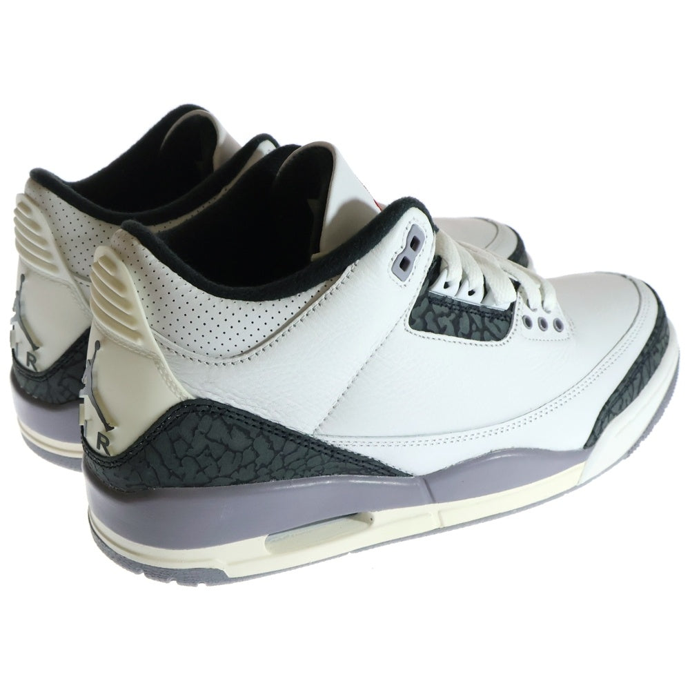 NIKE(ナイキ) Air Jordan 3 Retro Cement Grey CT8532-106 エアジョーダン3 レトロ セメントグレー ハイカットスニーカー ホワイト/グレー US8.5/26.5cm