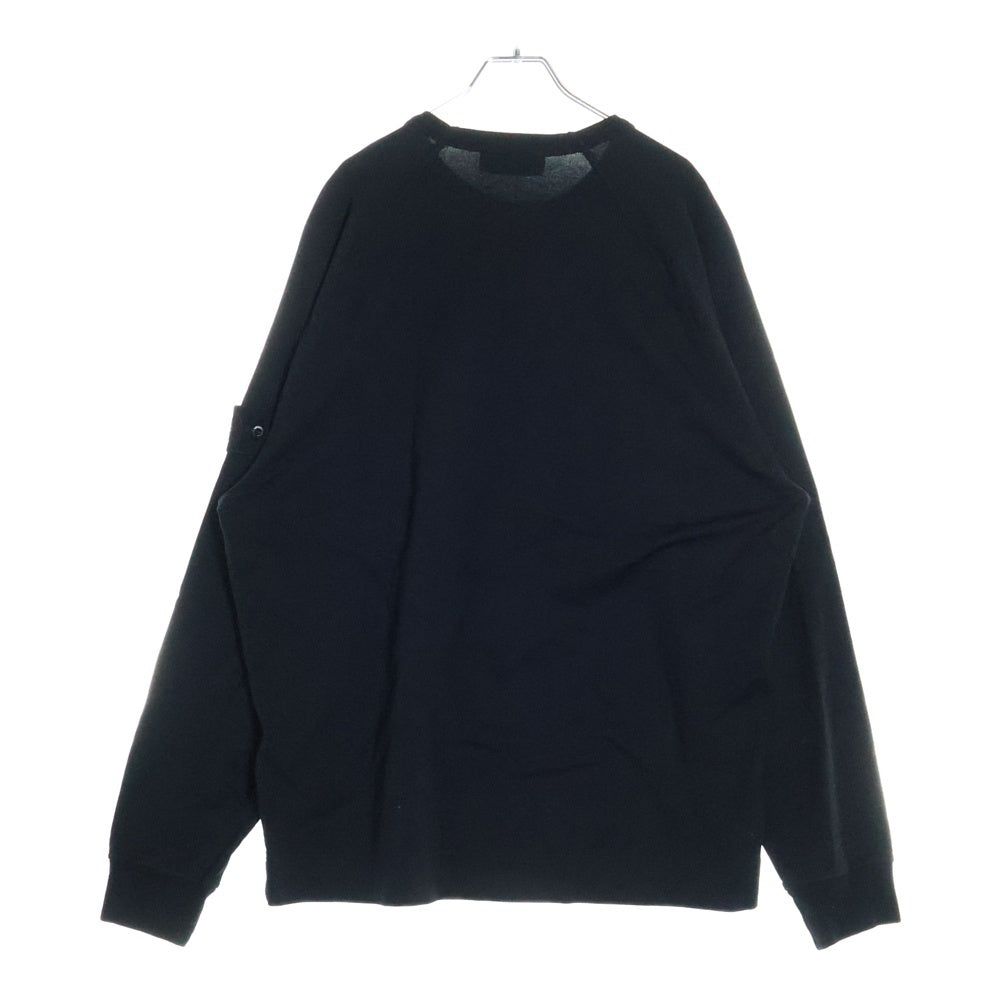 STONE ISLAND(ストーンアイランド) GHOST PIECE ゴーストピース ワッペン長袖Tシャツ ロングスリーブカットソー ロンT ブラック K1S156100011 S00F3V0020