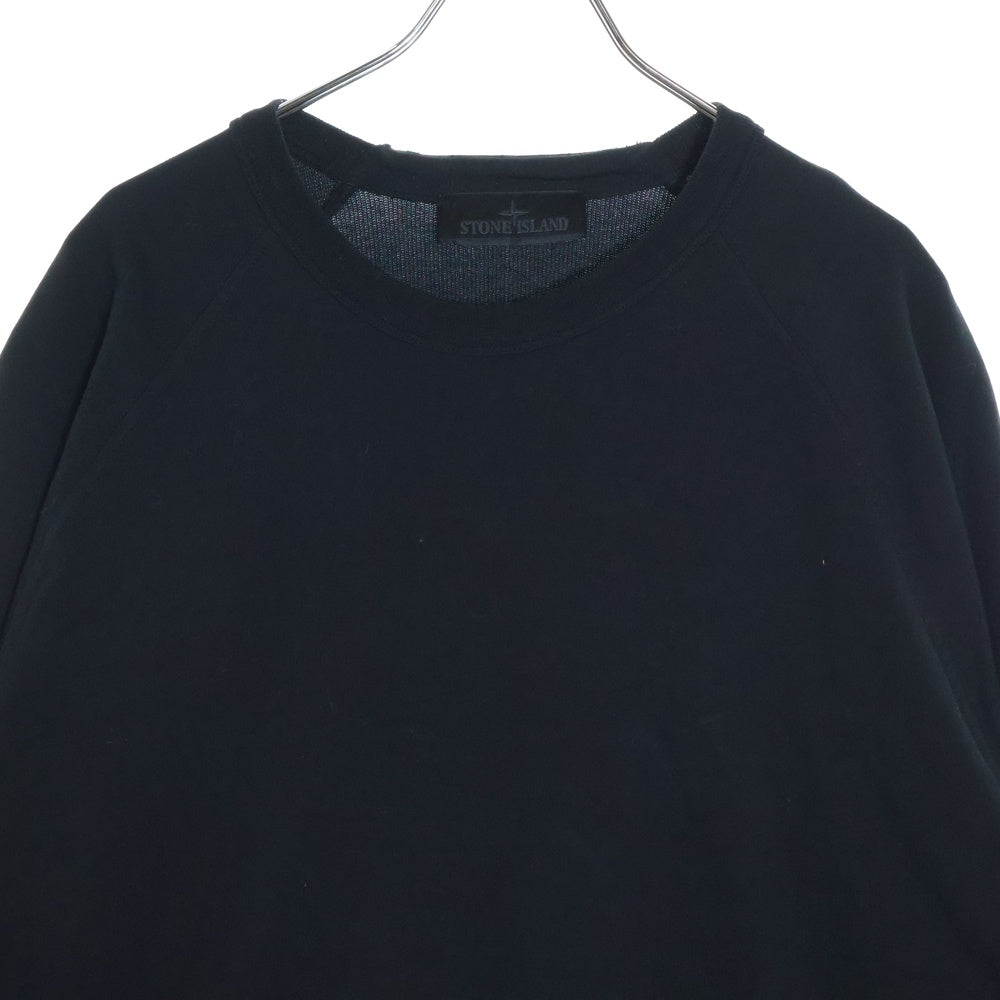 STONE ISLAND(ストーンアイランド) GHOST PIECE ゴーストピース ワッペン長袖Tシャツ ロングスリーブカットソー ロンT ブラック K1S156100011 S00F3V0020