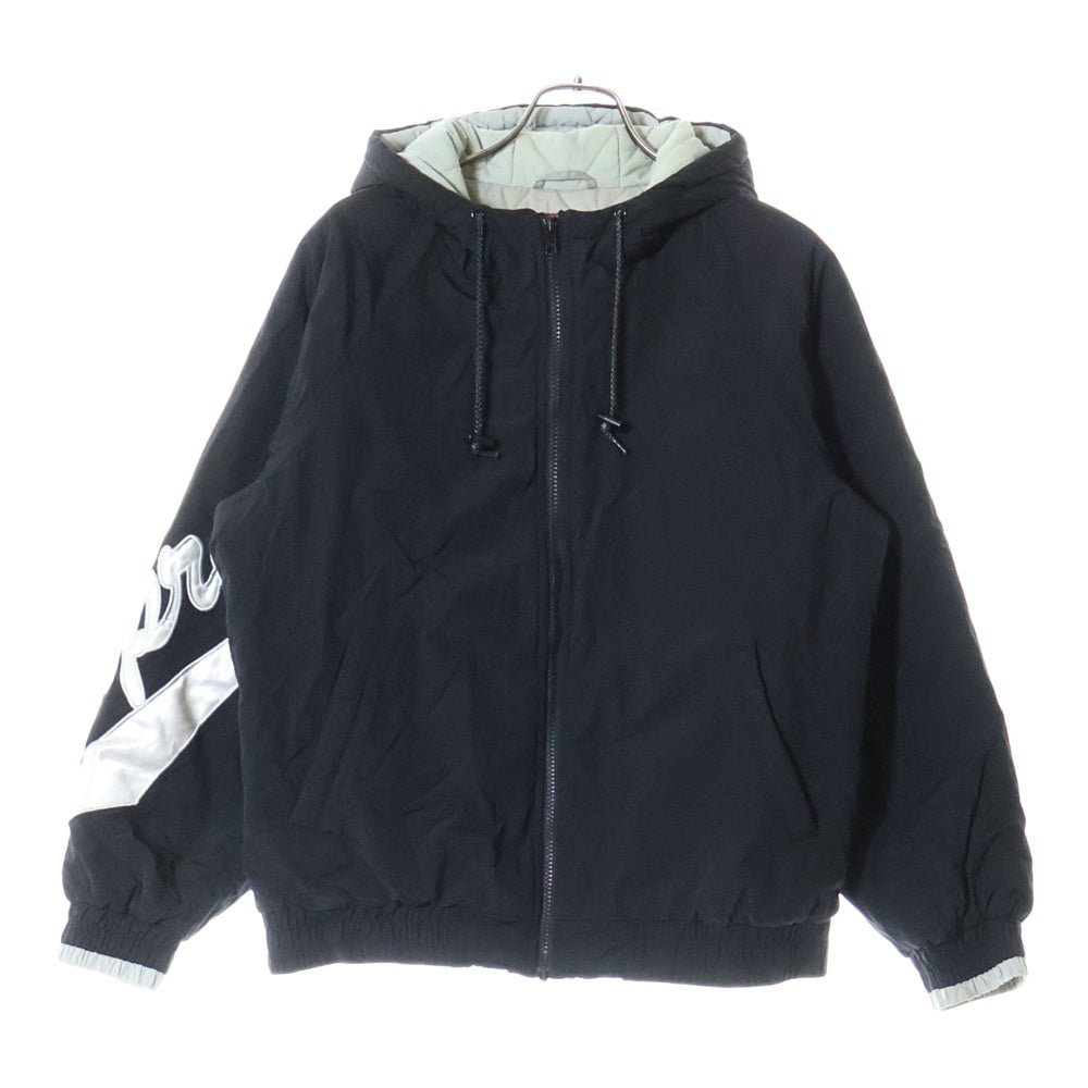 SUPREME(シュプリーム) 18SS Sleeve Script Sideline Jacket ナイロンジャケット サイドライン ジャケット ロゴ ブラック