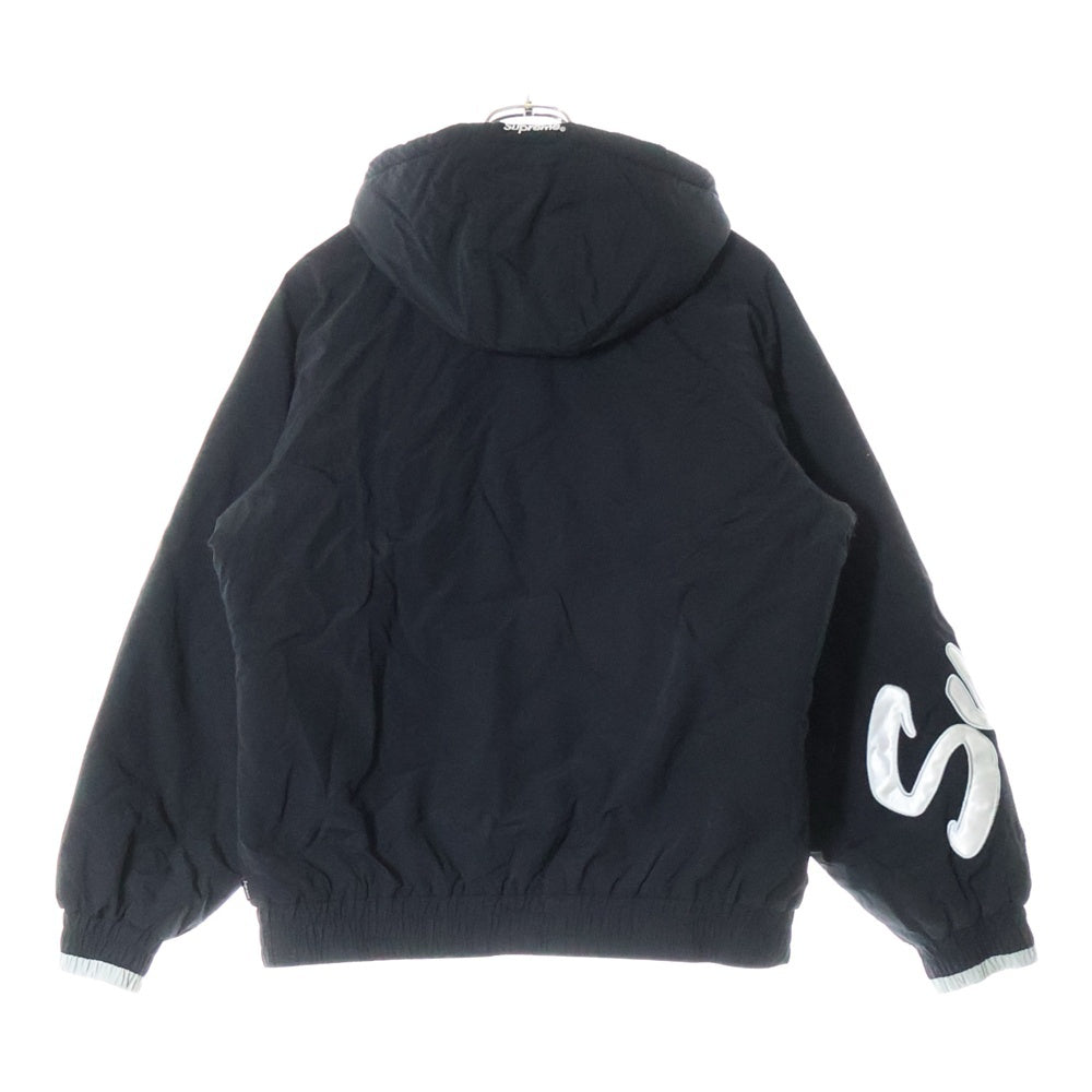 SUPREME(シュプリーム) 18SS Sleeve Script Sideline Jacket ナイロンジャケット サイドライン ジャケット ロゴ ブラック