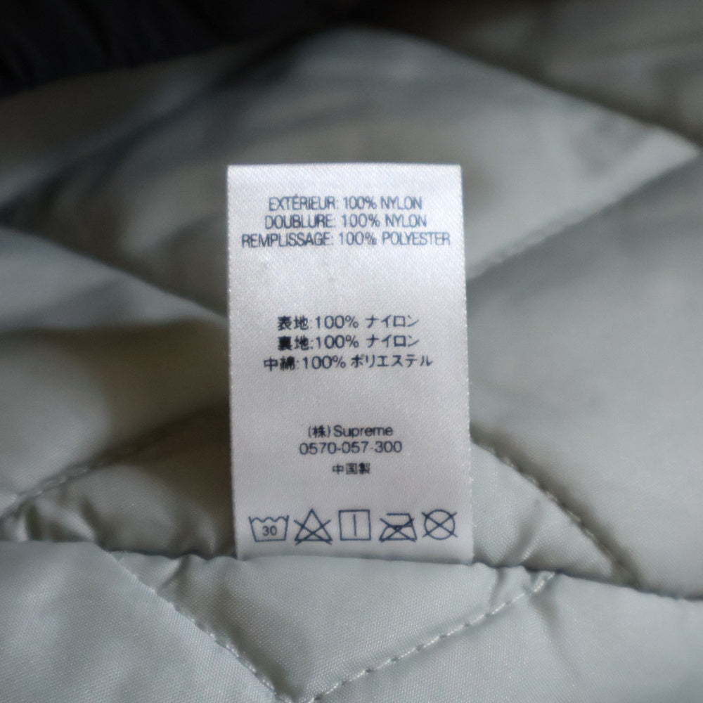 SUPREME(シュプリーム) 18SS Sleeve Script Sideline Jacket ナイロンジャケット サイドライン ジャケット ロゴ ブラック