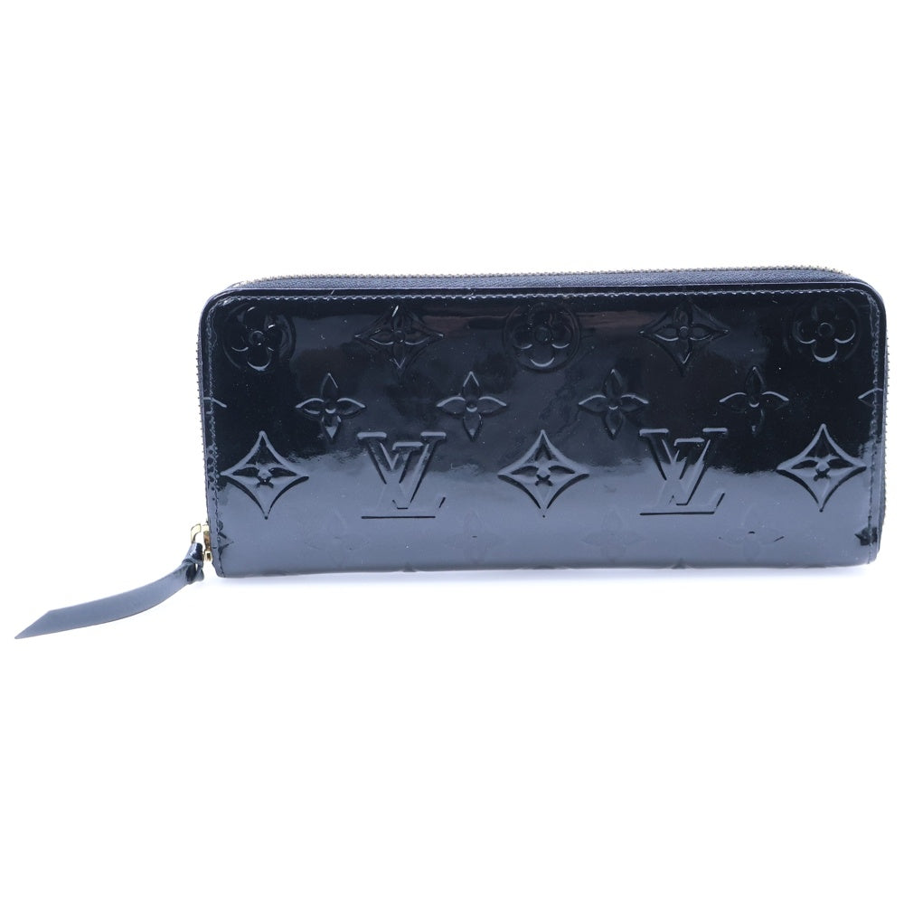LOUIS VUITTON(ルイヴィトン) モノグラム・ヴェルニ ポルトフォイユ・クレマンス ラウンドファスナー長財布 ブラック M90920