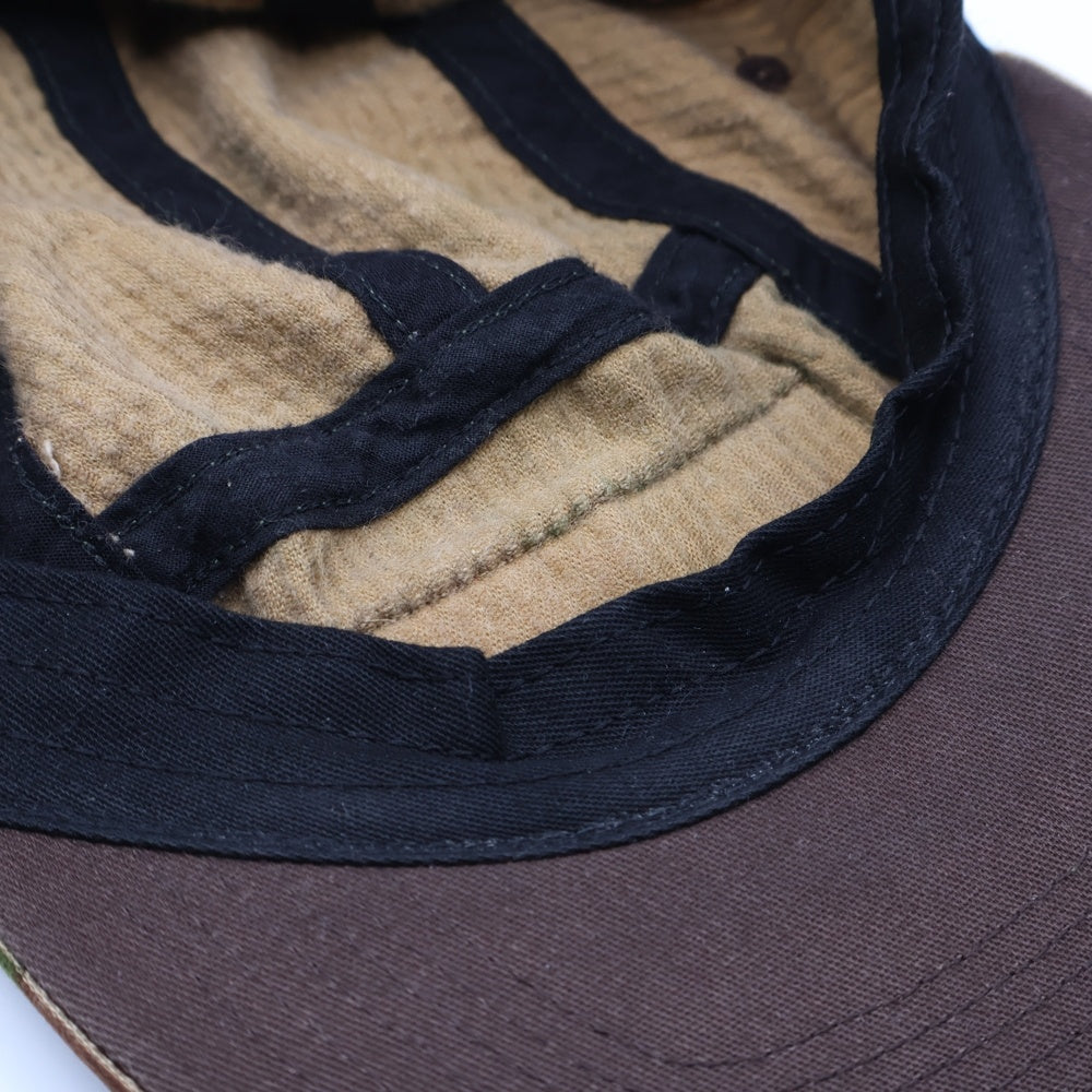 SUPREME(シュプリーム) 19AW Camo Corduroy Camp Cap カモフラ コーデュロイ ボックスロゴ キャップキャップ 帽子 カーキ/ブラウン