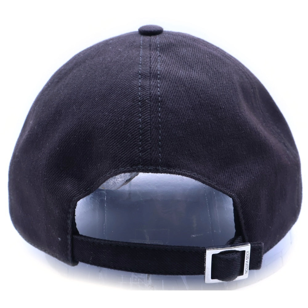 LOUIS VUITTON(ルイヴィトン) LV スマッシュ デニム キャップ 帽子 ブラック M7608L