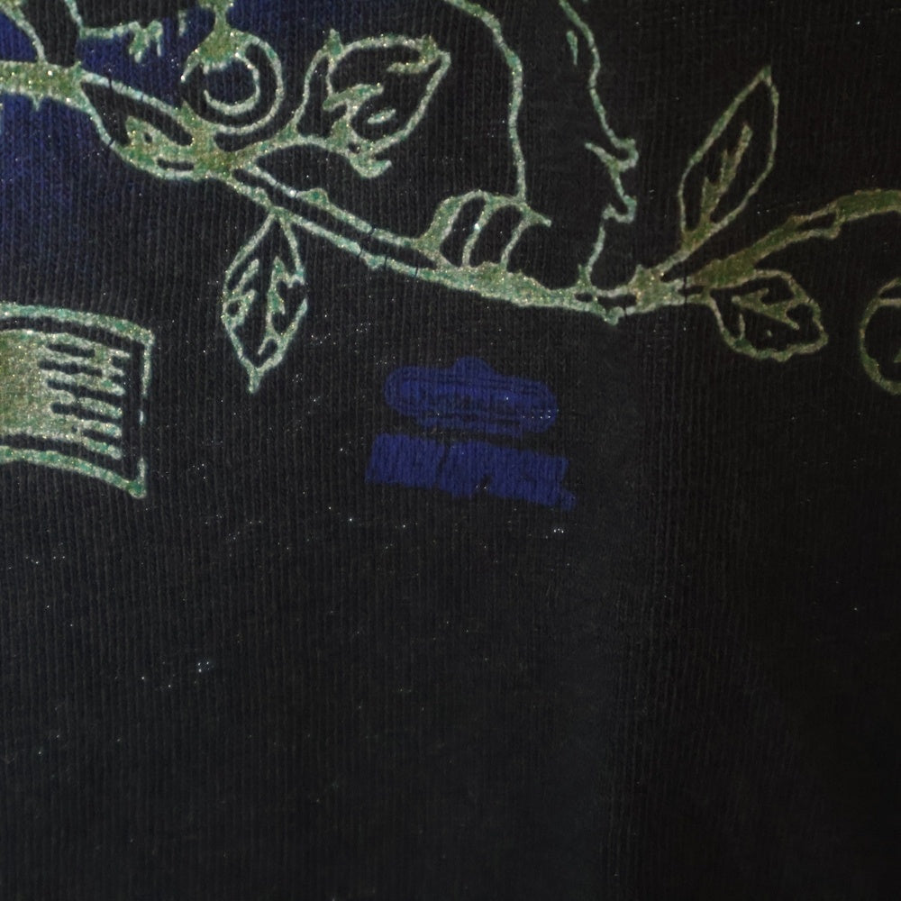 VINTAGE(ヴィンテージ) 90s QUEEN BOHEMIAN RHAPSODY HANESタグ クイーン ボヘミアンラプソディ クルーネック半袖Tシャツカットソー ブラック
