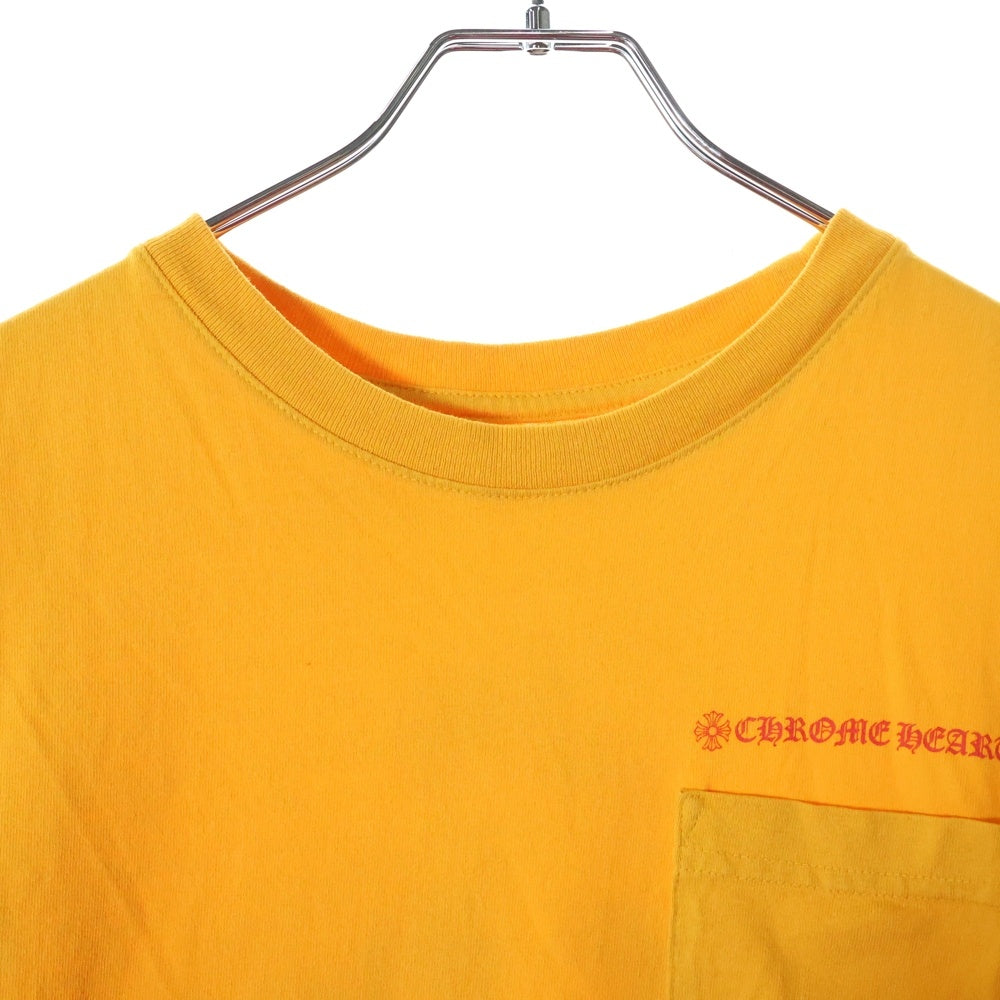 CHROME HEARTS(クロムハーツ) ×マッティボーイ コールミー マスタード クルーネック長袖Tシャツ 長袖カットソー ロングスリーブ ロンT イエロー