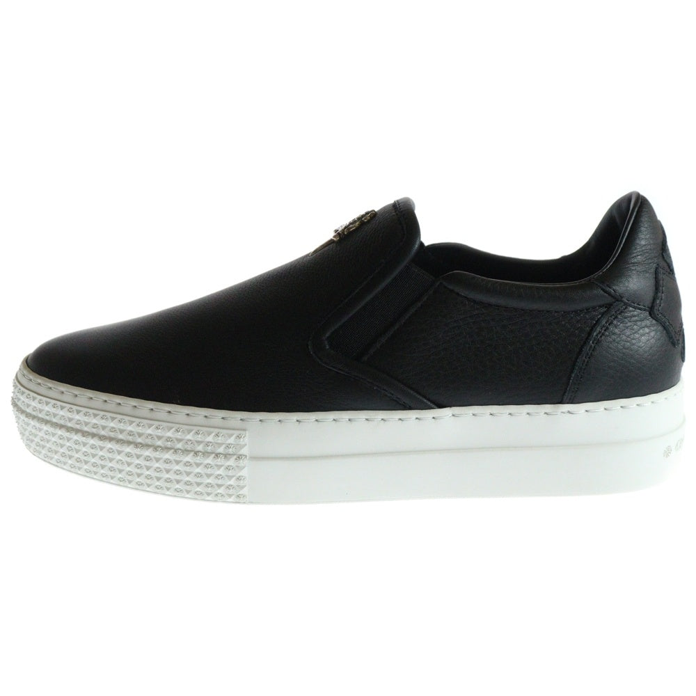 CHROME HEARTS(クロムハーツ) SLIP ON スリッポン ダガー装飾 レザーローカットスニーカー シューズ ブラック レディース