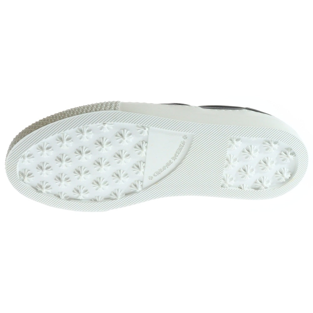 CHROME HEARTS(クロムハーツ) SLIP ON スリッポン ダガー装飾 レザーローカットスニーカー シューズ ブラック レディース
